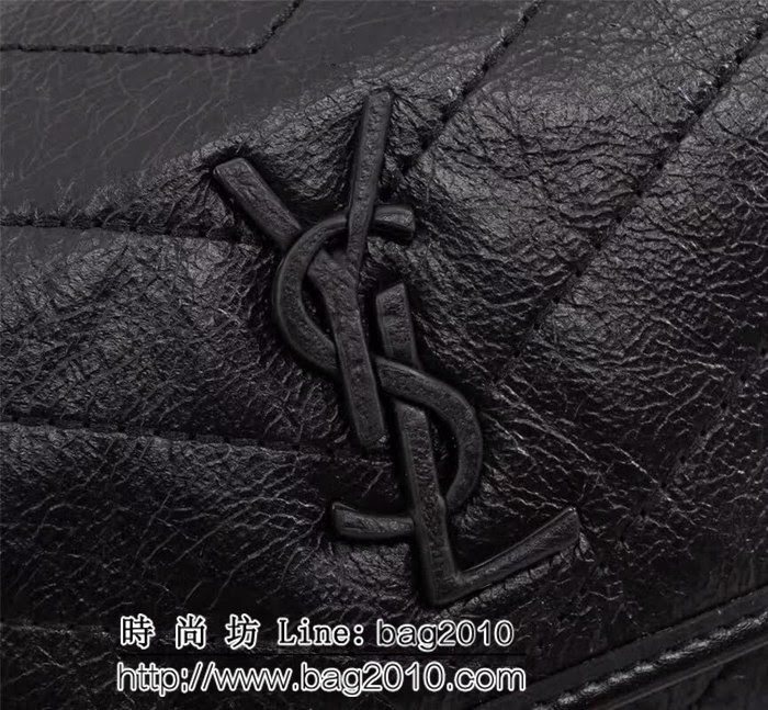 YSL聖羅蘭 新款 獨家對版 正面翻蓋鏈條包 533037 YAS1131